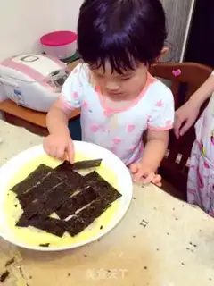 Make Seaweed omelet step 8