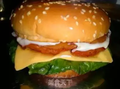 Make DIY HAMBURGER step 5