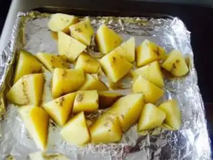 Make Lazy potatoes step 2