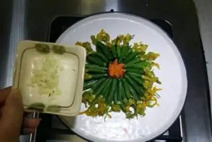 Make Garlic ginseng with gold magma step 3