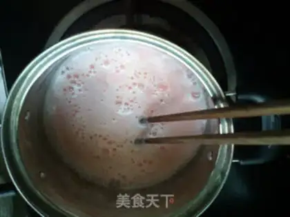 Make Strawberry pudding step 2