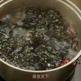 Make Red sugar, black-tree porridge step 1