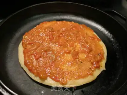 Make Simple soft bottom pizza step 6