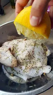 Make Rosemary Lemon Free Chicken step 2