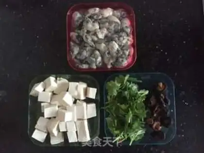 Make Tofu mushroom oyster soup step 0
