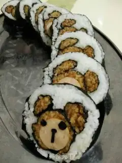 Make Simple homemade Mickey sushi step 13