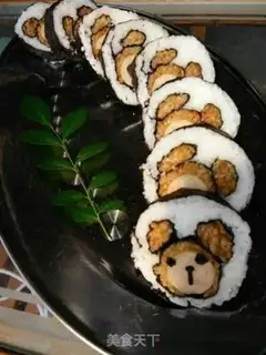 Make Simple homemade Mickey sushi step 14