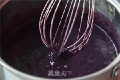 Make Blueberry ice cream step 1
