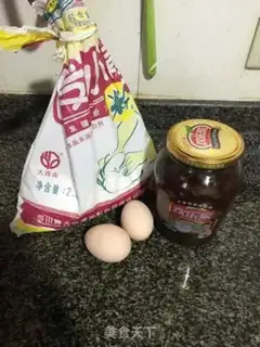 Make Red sugar omelet step 0