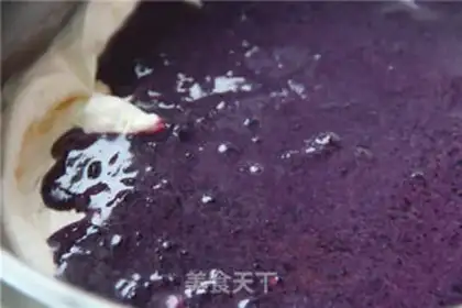 Make Blueberry ice cream step 8
