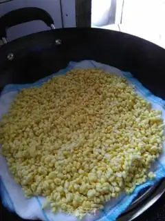 Make Green bean cake step 4