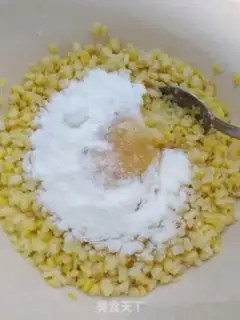 Make Green bean cake step 5