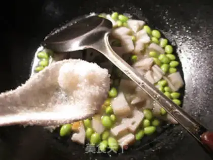Make Bean-cooked lily step 6