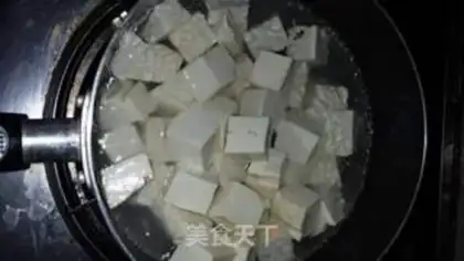 Make Spicy tofu step 1