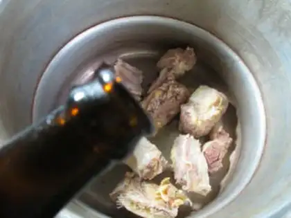 Make Cream steak soup step 1