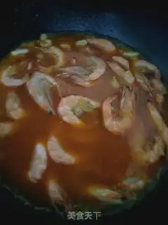 Make Garlic shrimp step 2