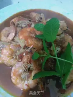 Make Garlic shrimp step 3