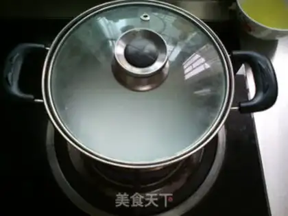 Make Mango pudding step 1