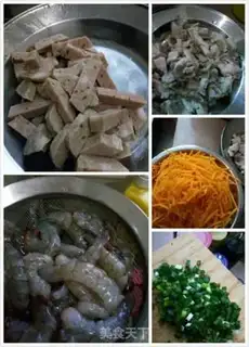 Make Meatloaf shrimp fried rice step 0