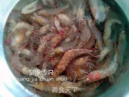 Make Drunk shrimp with bitter melons step 0