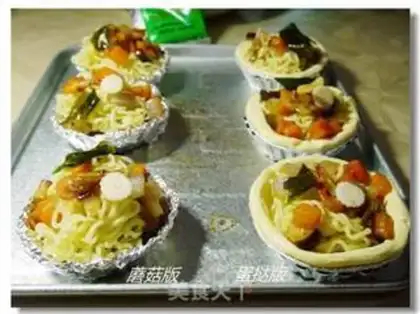 Make The little idea of noodles step 3