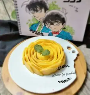 Make Homemade mango flowers step 6