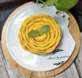 Make Homemade mango flowers step 7