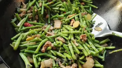 Make Bean horned noodles step 7