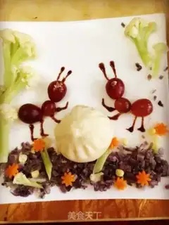 Make Meat buns, ants step 6