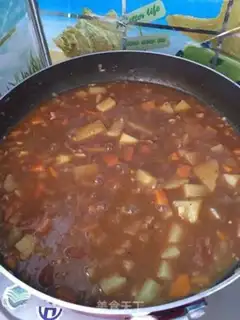 Make Curry beef rice step 4