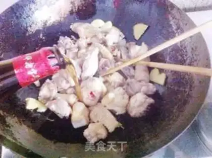 Make Potato noodles with chicken step 4