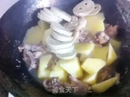 Make Potato noodles with chicken step 9