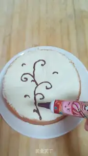 Make Chocolate vine cake step 17