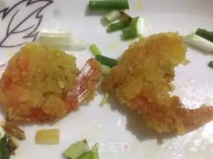 Make Onion fried shrimp step 6