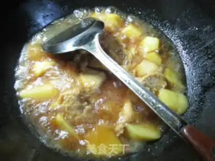 Make Potato chicken step 7