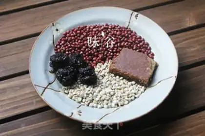 Make Red bean rice soup step 0