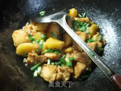 Make Potato chicken step 8