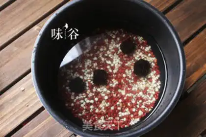 Make Red bean rice soup step 2