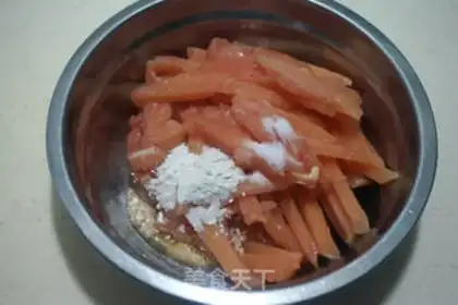 Make Cream pepper tofu dry step 2