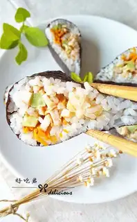 Make Chishima chicken sushi step 14