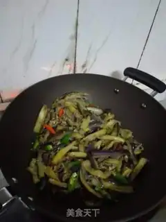 Make Spicy pork and eggplant step 5