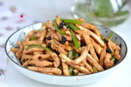 Make Cream pepper tofu dry step 13