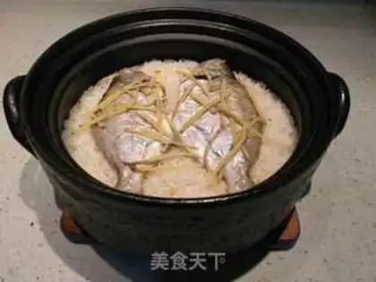 Make The salted fish rice rice step 6