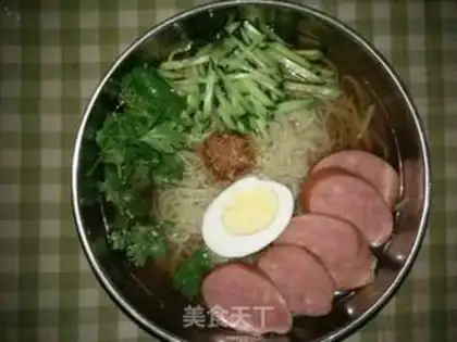 Make Cold noodles step 3