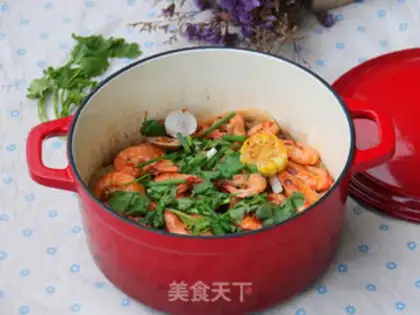 Make Spicy boiled shrimp step 9