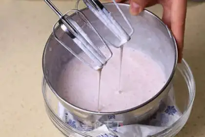 Make Strawberry ice cream step 2
