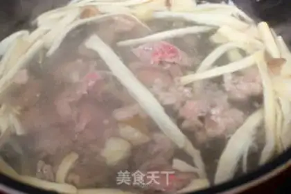 Make Apricot beef powder step 5