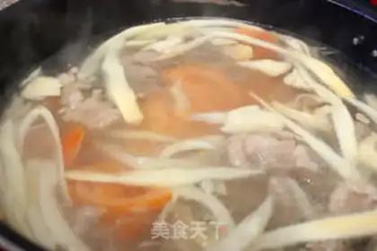 Make Apricot beef powder step 6