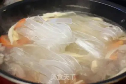 Make Apricot beef powder step 7
