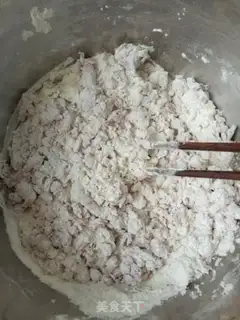 Make Potato roses holding eggs and dumplings step 3